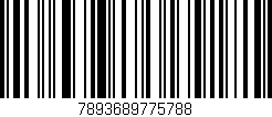 Código de barras (EAN, GTIN, SKU, ISBN): '7893689775788'
