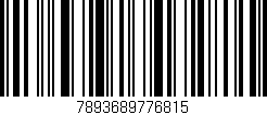 Código de barras (EAN, GTIN, SKU, ISBN): '7893689776815'