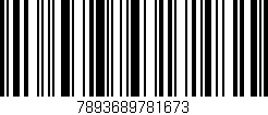 Código de barras (EAN, GTIN, SKU, ISBN): '7893689781673'