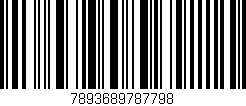 Código de barras (EAN, GTIN, SKU, ISBN): '7893689787798'