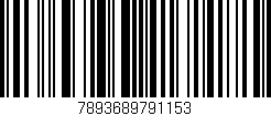 Código de barras (EAN, GTIN, SKU, ISBN): '7893689791153'