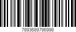 Código de barras (EAN, GTIN, SKU, ISBN): '7893689796998'