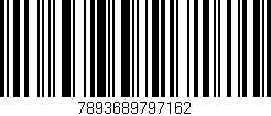 Código de barras (EAN, GTIN, SKU, ISBN): '7893689797162'