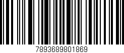Código de barras (EAN, GTIN, SKU, ISBN): '7893689801869'