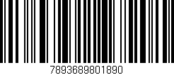 Código de barras (EAN, GTIN, SKU, ISBN): '7893689801890'