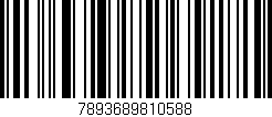 Código de barras (EAN, GTIN, SKU, ISBN): '7893689810588'