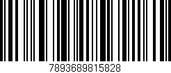 Código de barras (EAN, GTIN, SKU, ISBN): '7893689815828'