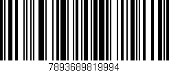 Código de barras (EAN, GTIN, SKU, ISBN): '7893689819994'