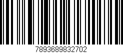 Código de barras (EAN, GTIN, SKU, ISBN): '7893689832702'