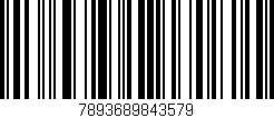 Código de barras (EAN, GTIN, SKU, ISBN): '7893689843579'