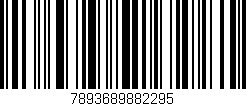 Código de barras (EAN, GTIN, SKU, ISBN): '7893689882295'
