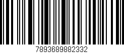 Código de barras (EAN, GTIN, SKU, ISBN): '7893689882332'
