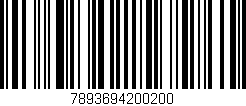 Código de barras (EAN, GTIN, SKU, ISBN): '7893694200200'