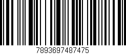 Código de barras (EAN, GTIN, SKU, ISBN): '7893697487475'