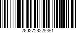 Código de barras (EAN, GTIN, SKU, ISBN): '7893726329851'