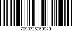 Código de barras (EAN, GTIN, SKU, ISBN): '7893726369949'