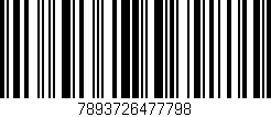 Código de barras (EAN, GTIN, SKU, ISBN): '7893726477798'