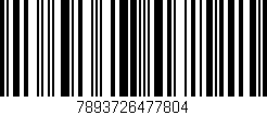 Código de barras (EAN, GTIN, SKU, ISBN): '7893726477804'