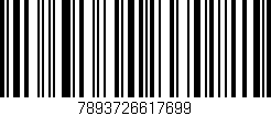 Código de barras (EAN, GTIN, SKU, ISBN): '7893726617699'