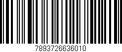 Código de barras (EAN, GTIN, SKU, ISBN): '7893726636010'