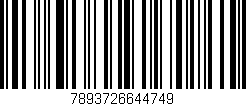Código de barras (EAN, GTIN, SKU, ISBN): '7893726644749'