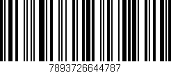 Código de barras (EAN, GTIN, SKU, ISBN): '7893726644787'