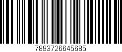 Código de barras (EAN, GTIN, SKU, ISBN): '7893726645685'