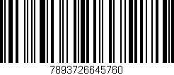 Código de barras (EAN, GTIN, SKU, ISBN): '7893726645760'
