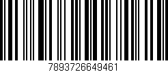 Código de barras (EAN, GTIN, SKU, ISBN): '7893726649461'