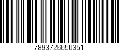 Código de barras (EAN, GTIN, SKU, ISBN): '7893726650351'