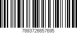Código de barras (EAN, GTIN, SKU, ISBN): '7893726657695'