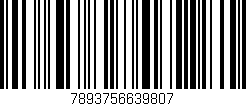 Código de barras (EAN, GTIN, SKU, ISBN): '7893756639807'