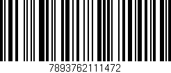 Código de barras (EAN, GTIN, SKU, ISBN): '7893762111472'