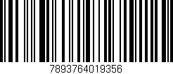 Código de barras (EAN, GTIN, SKU, ISBN): '7893764019356'