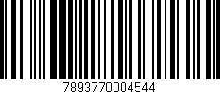 Código de barras (EAN, GTIN, SKU, ISBN): '7893770004544'