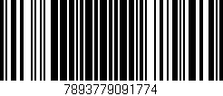 Código de barras (EAN, GTIN, SKU, ISBN): '7893779091774'