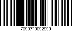 Código de barras (EAN, GTIN, SKU, ISBN): '7893779092993'