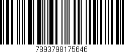 Código de barras (EAN, GTIN, SKU, ISBN): '7893798175646'