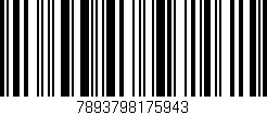 Código de barras (EAN, GTIN, SKU, ISBN): '7893798175943'