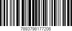Código de barras (EAN, GTIN, SKU, ISBN): '7893798177206'