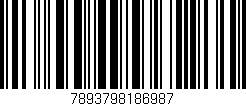 Código de barras (EAN, GTIN, SKU, ISBN): '7893798186987'