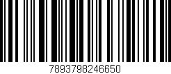 Código de barras (EAN, GTIN, SKU, ISBN): '7893798246650'