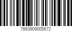 Código de barras (EAN, GTIN, SKU, ISBN): '7893809005672'