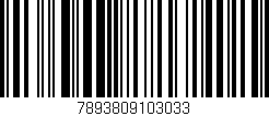 Código de barras (EAN, GTIN, SKU, ISBN): '7893809103033'