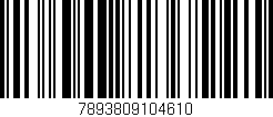 Código de barras (EAN, GTIN, SKU, ISBN): '7893809104610'