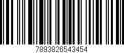 Código de barras (EAN, GTIN, SKU, ISBN): '7893826543454'