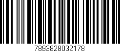 Código de barras (EAN, GTIN, SKU, ISBN): '7893828032178'