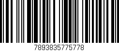 Código de barras (EAN, GTIN, SKU, ISBN): '7893835775778'