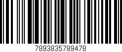 Código de barras (EAN, GTIN, SKU, ISBN): '7893835789478'