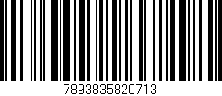 Código de barras (EAN, GTIN, SKU, ISBN): '7893835820713'